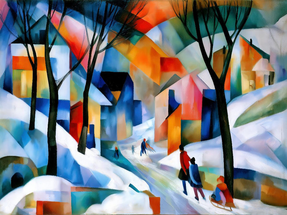 Winterfreuden - CALVENDO Foto-Puzzle'