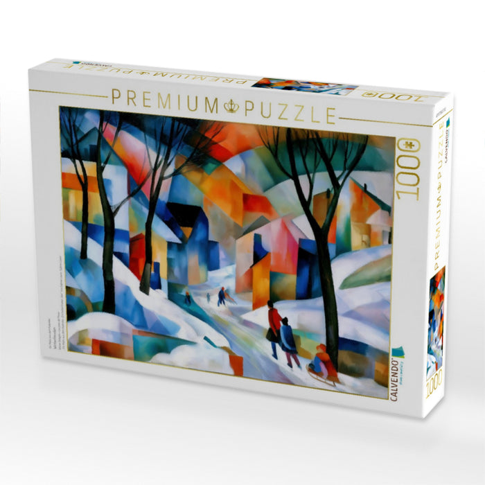 Winterfreuden - CALVENDO Foto-Puzzle'
