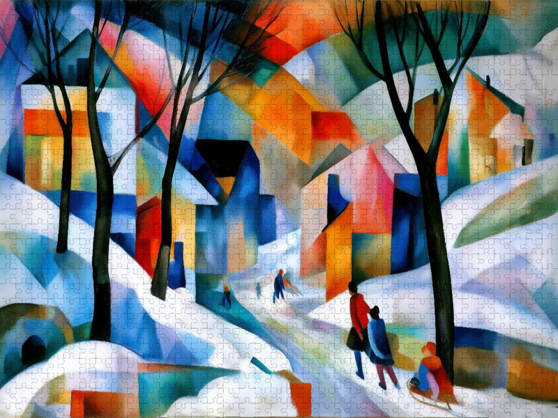 Winterfreuden - CALVENDO Foto-Puzzle'