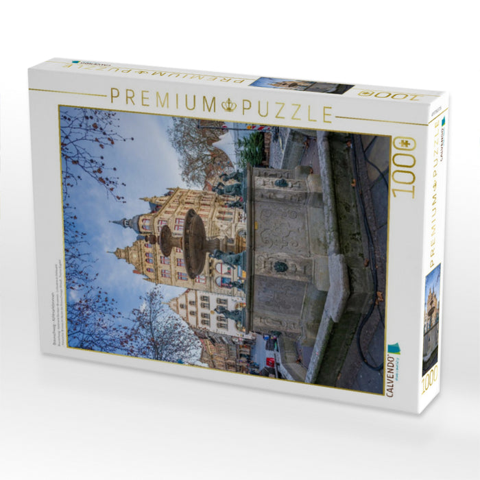 Braunschweig - Kohlmarktbrunnen - CALVENDO Foto-Puzzle'