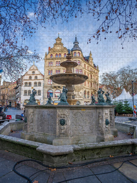 Braunschweig - Kohlmarktbrunnen - CALVENDO Foto-Puzzle'