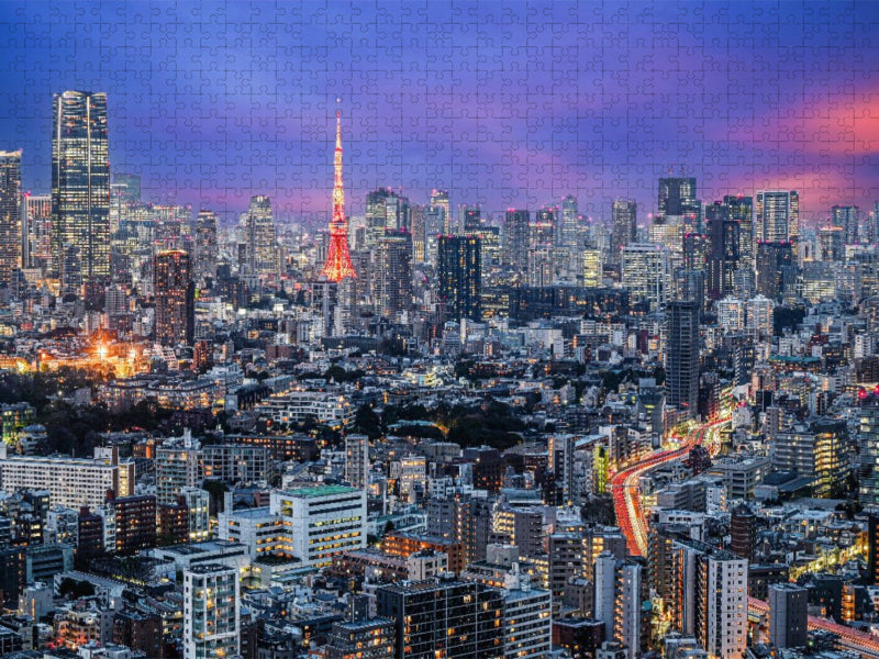 Tokyo Skyline - CALVENDO Foto-Puzzle'