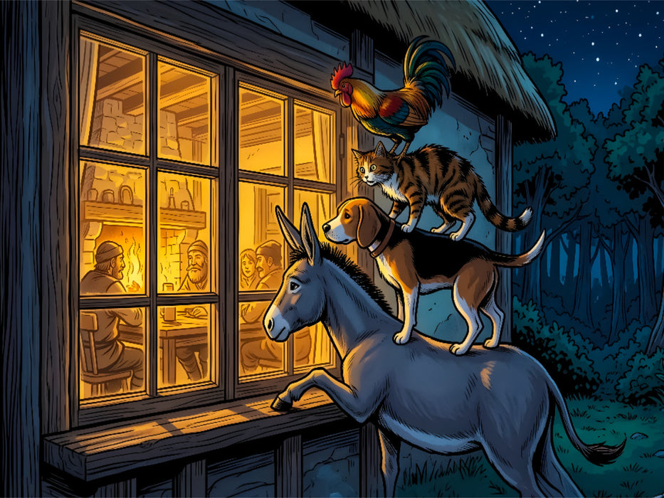 Der Blick durch das Räuberfenster - CALVENDO Foto-Puzzle'