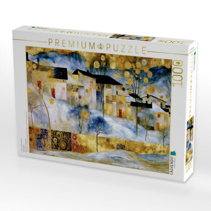 Winterdorf - CALVENDO Foto-Puzzle'
