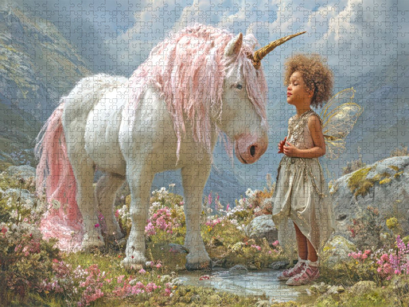 Einhörner - CALVENDO Foto-Puzzle'