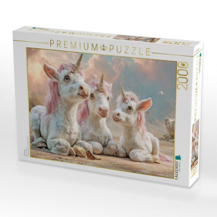 Einhörner - CALVENDO Foto-Puzzle'