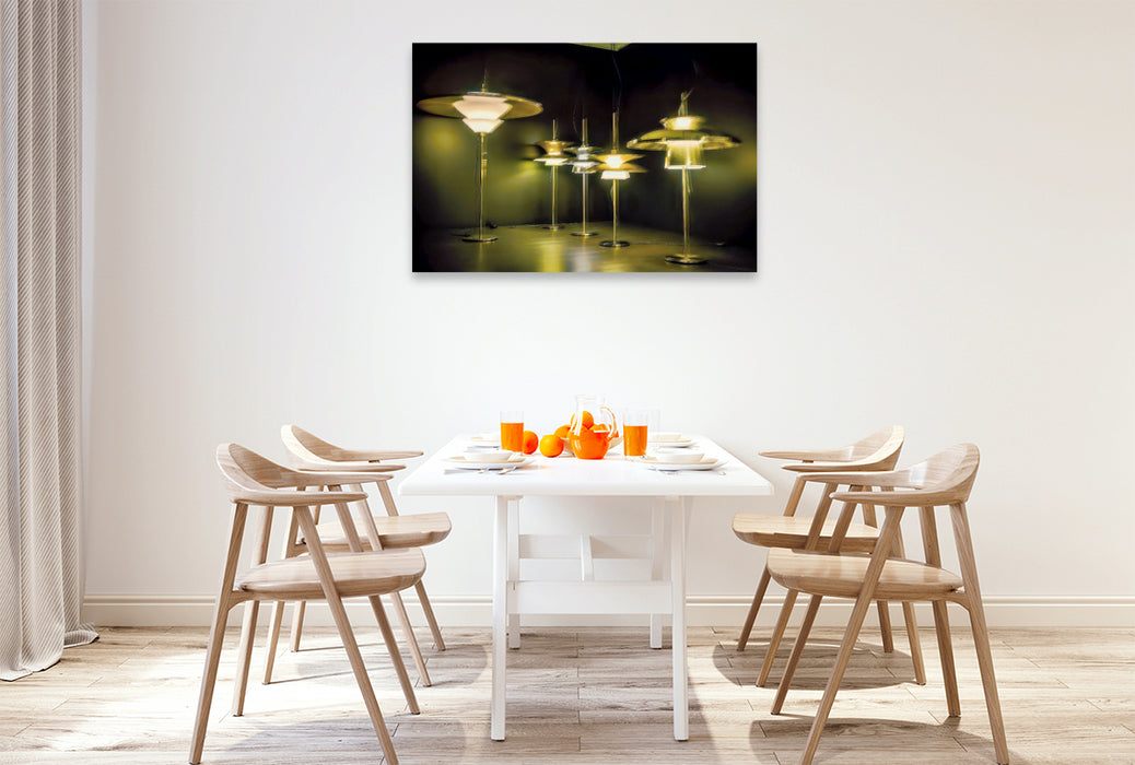 Premium Textil-Leinwand Licht als sinnliche Inszenierung.