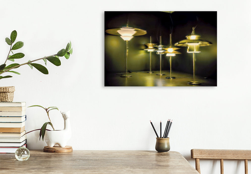 Premium Textil-Leinwand Licht als sinnliche Inszenierung.