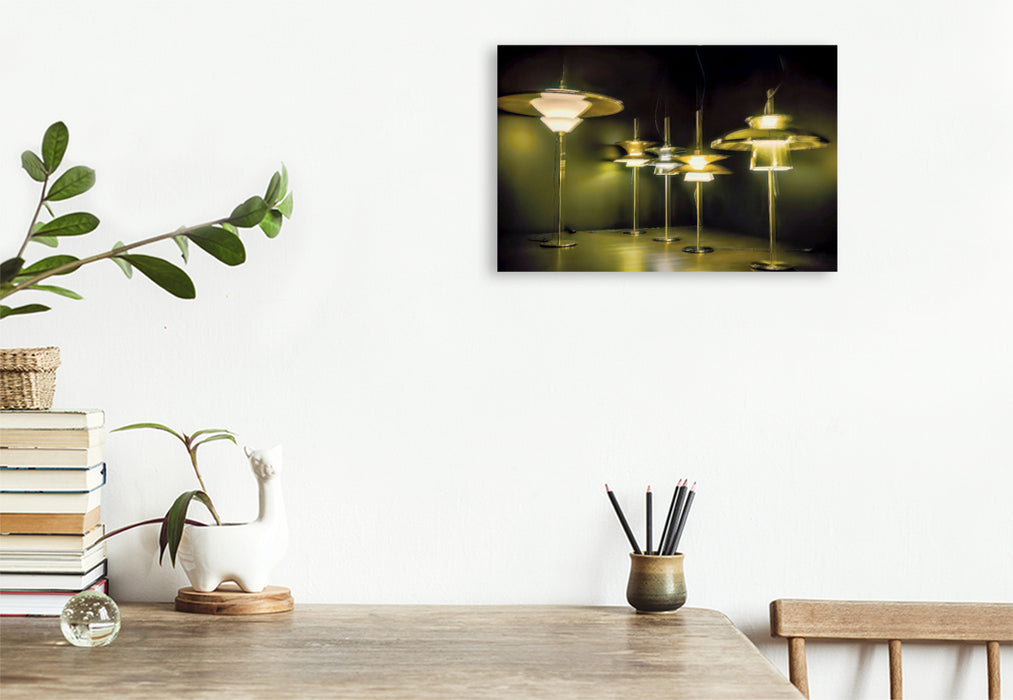 Premium Textil-Leinwand Licht als sinnliche Inszenierung.