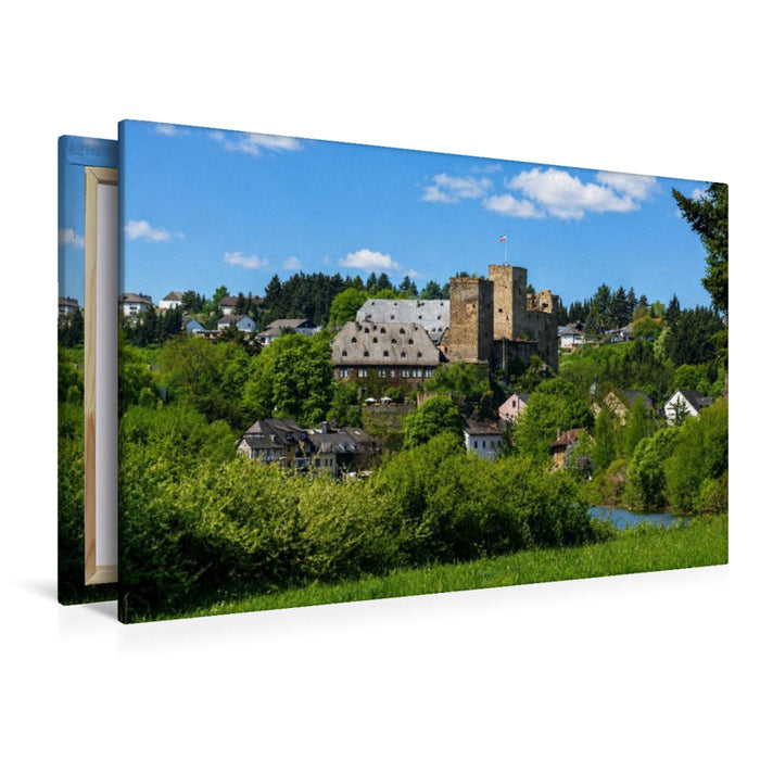 Premium Textil-Leinwand Burk Runkel