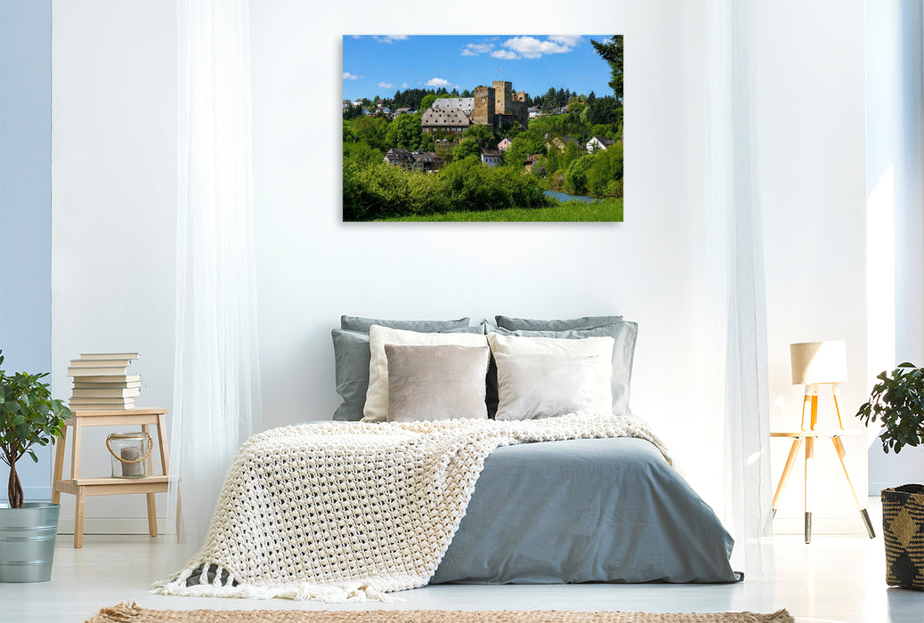Premium Textil-Leinwand Burk Runkel