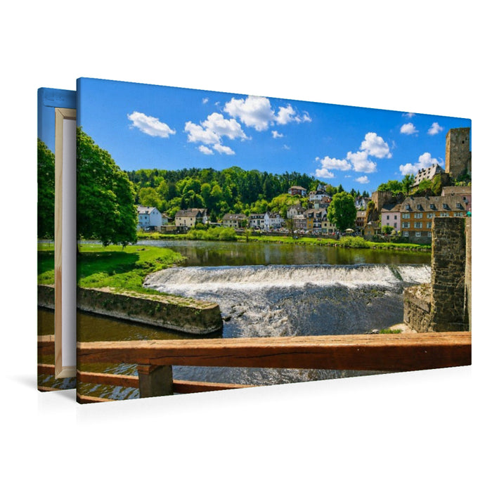 Premium Textil-Leinwand Lahn