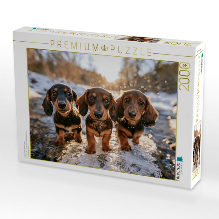 Liebe kennt keine Leine - CALVENDO Foto-Puzzle'