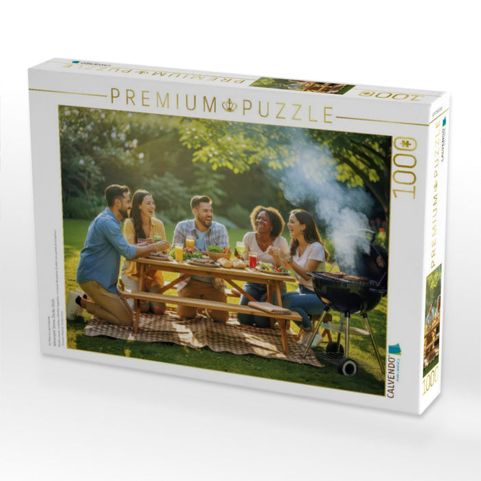 Wiesenzeit, Sonne, Decke, Glück. - CALVENDO Foto-Puzzle'