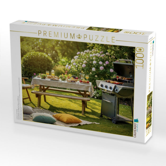 Sonnendecke, ein Platz für Pause und Genuss. - CALVENDO Foto-Puzzle'