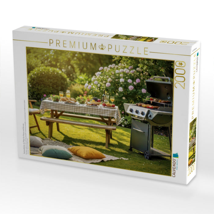 Sonnendecke, ein Platz für Pause und Genuss. - CALVENDO Foto-Puzzle'