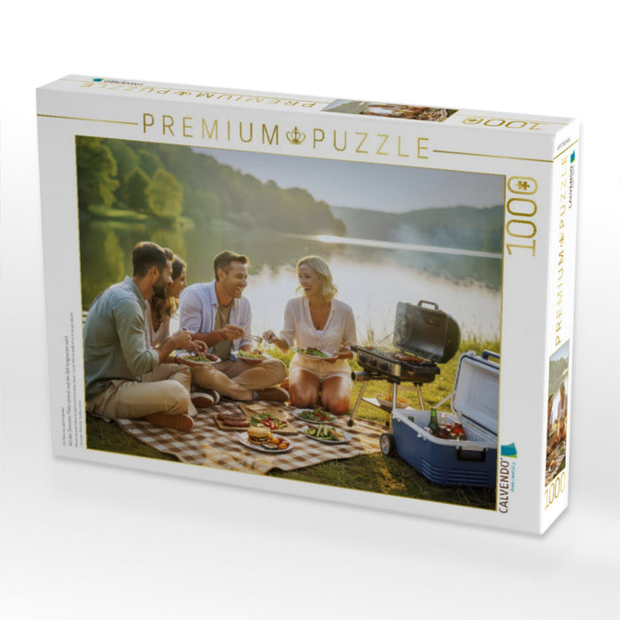 Wo der Sommer Platz nimmt und die Zeit langsamer wird. - CALVENDO Foto-Puzzle'