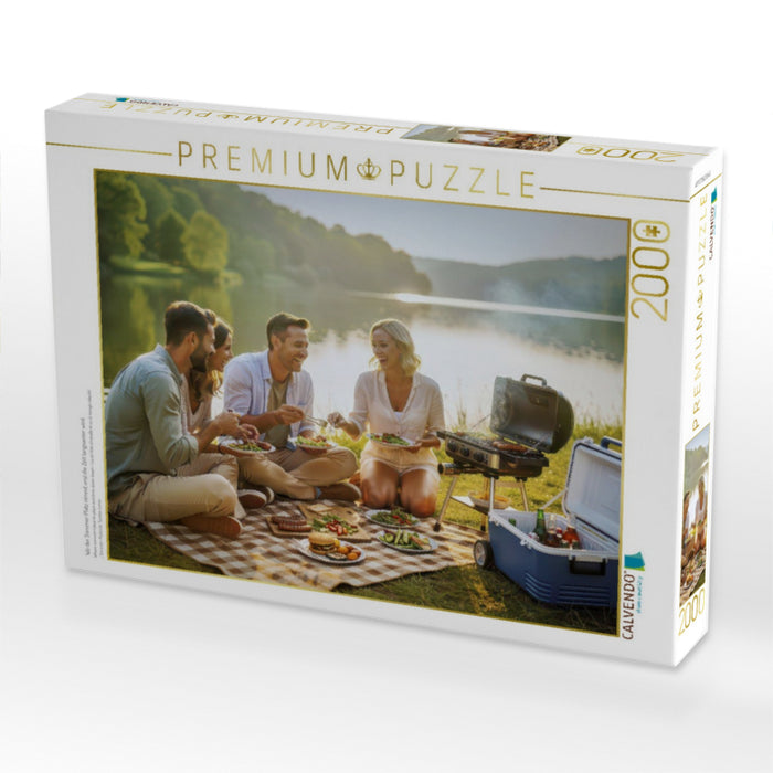 Wo der Sommer Platz nimmt und die Zeit langsamer wird. - CALVENDO Foto-Puzzle'