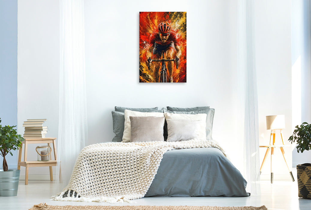 Premium Textil-Leinwand Entfesselte Energie