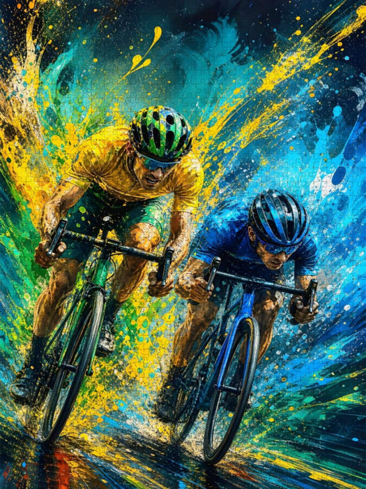 Duell der Geschwindigkeit - CALVENDO Foto-Puzzle'