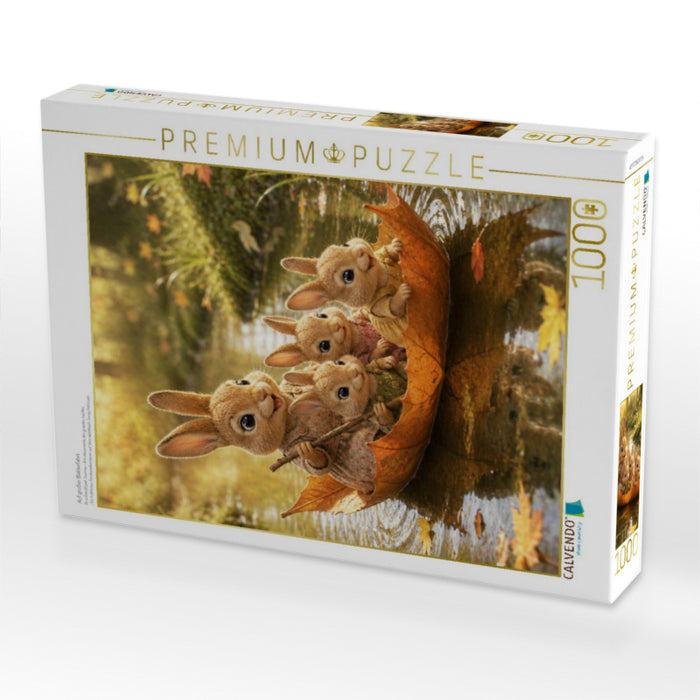 Auf großer Blätterfahrt - CALVENDO Foto-Puzzle'
