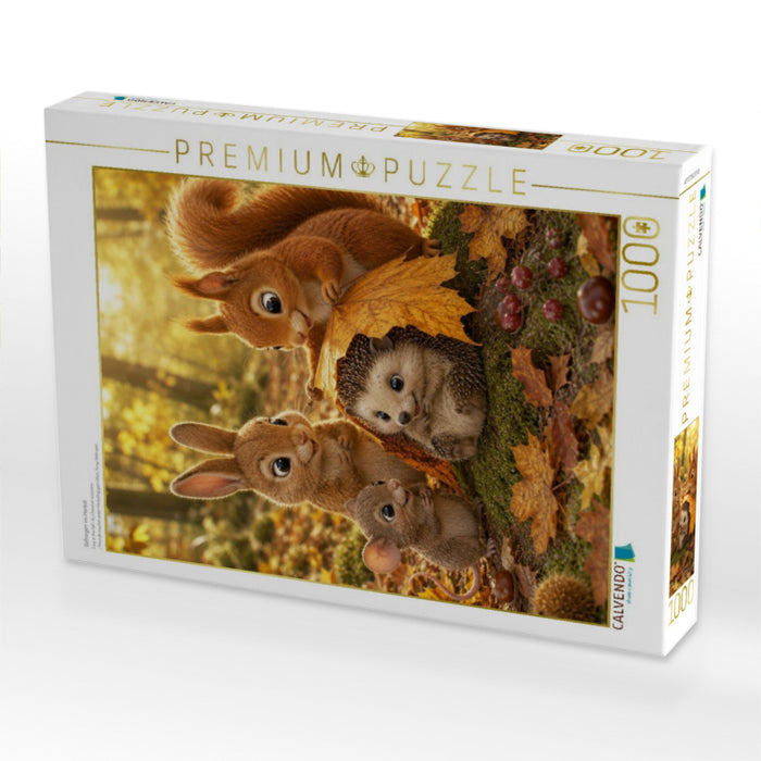 Geborgen im Herbst - CALVENDO Foto-Puzzle'