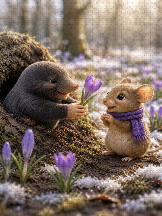 Ein Frühlingsgruß - CALVENDO Foto-Puzzle'