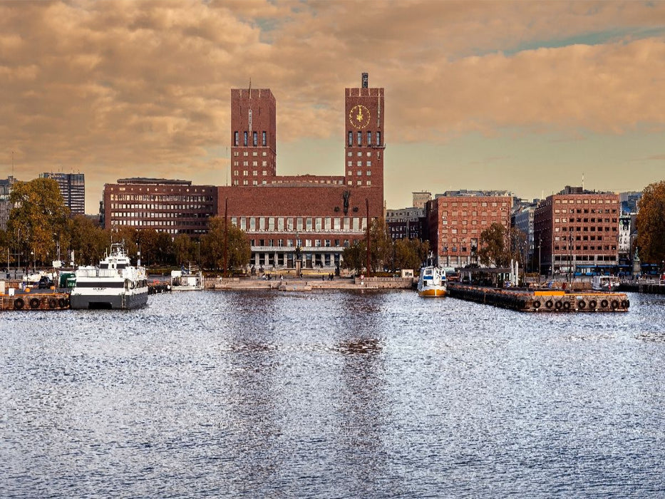 Rathaus, Oslo - CALVENDO Foto-Puzzle'
