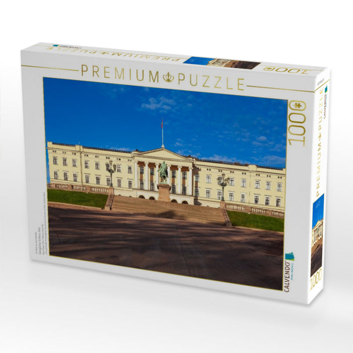 Königliches Schloss, Oslo - CALVENDO Foto-Puzzle'