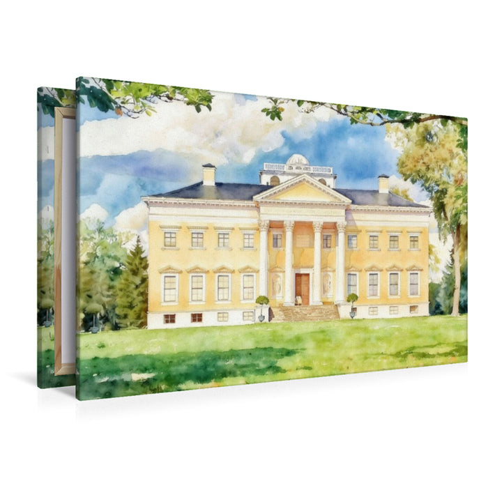Premium Textil-Leinwand Schloss Wörlitz