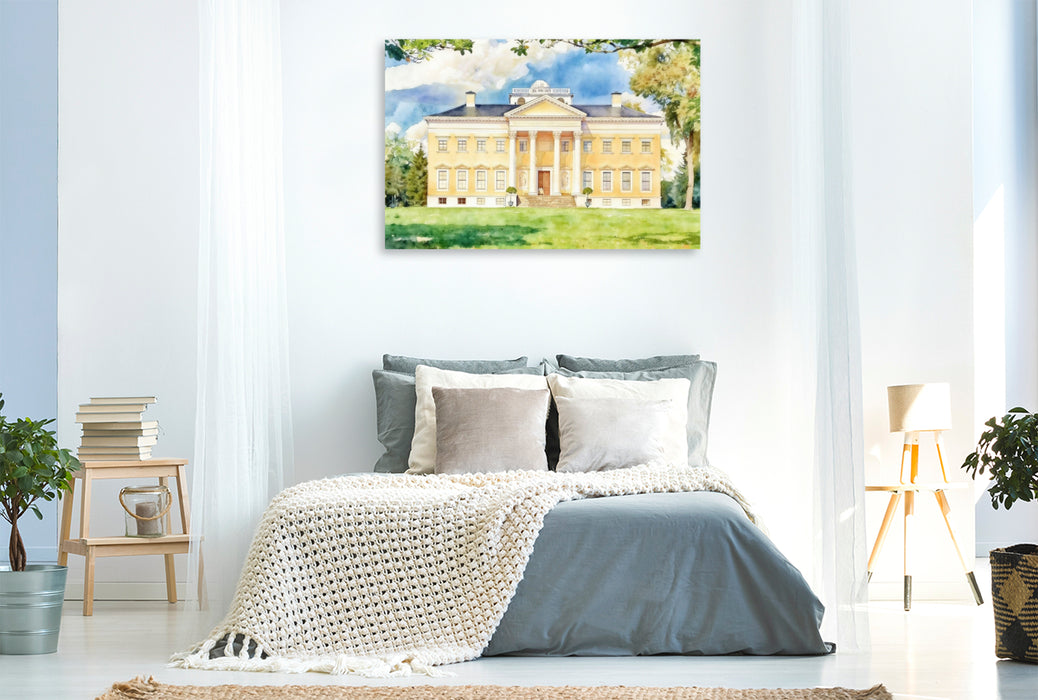 Premium Textil-Leinwand Schloss Wörlitz