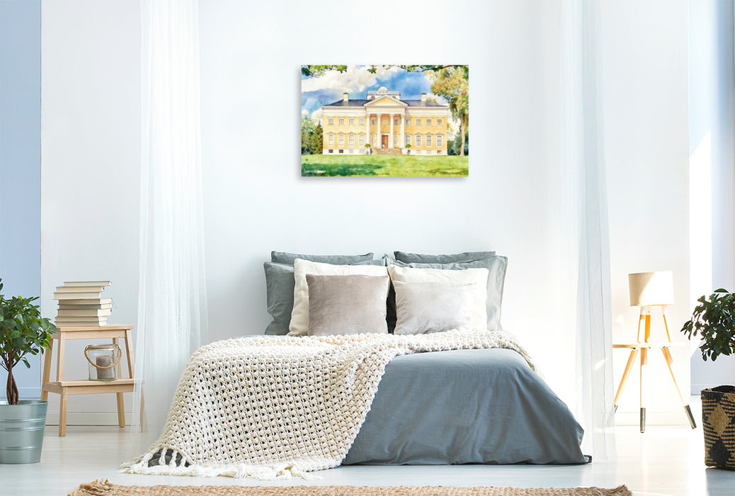 Premium Textil-Leinwand Schloss Wörlitz