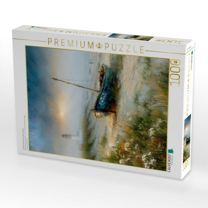 Wo Geschichten am Strand liegen - CALVENDO Foto-Puzzle'
