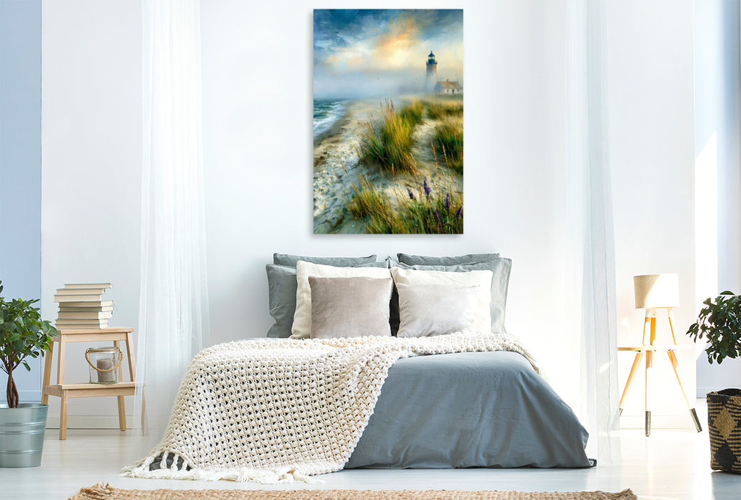 Premium Textil-Leinwand Zwischen Weite und innerer Ruhe