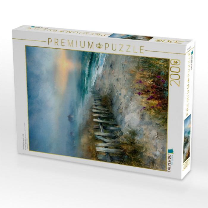 Der Weg ins sanfte Licht - CALVENDO Foto-Puzzle'