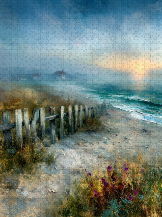 Der Weg ins sanfte Licht - CALVENDO Foto-Puzzle'