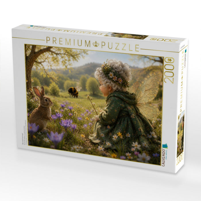 Die erste Hummel - CALVENDO Foto-Puzzle'