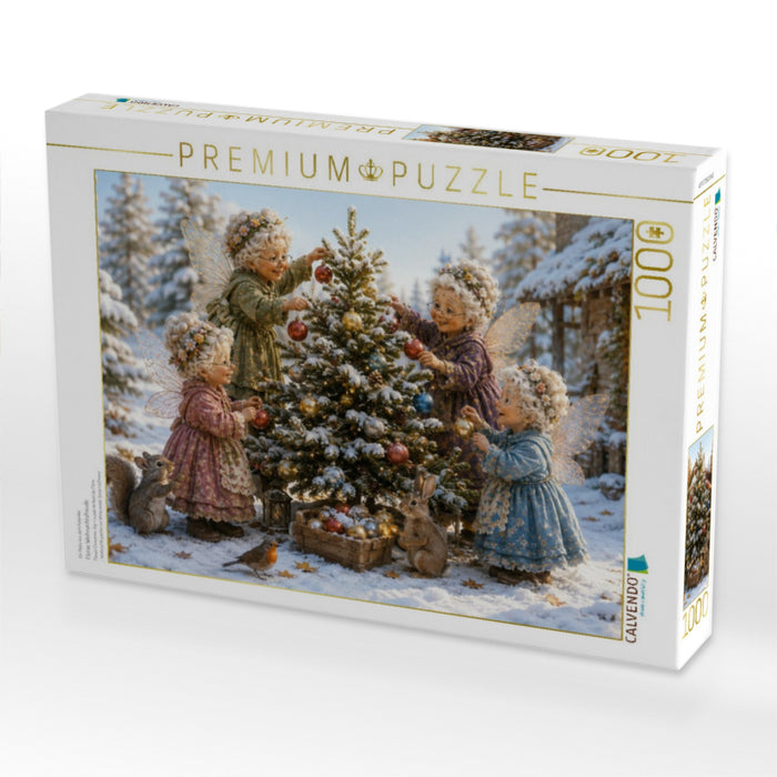 Floras Weihnachtsfreude - CALVENDO Foto-Puzzle'