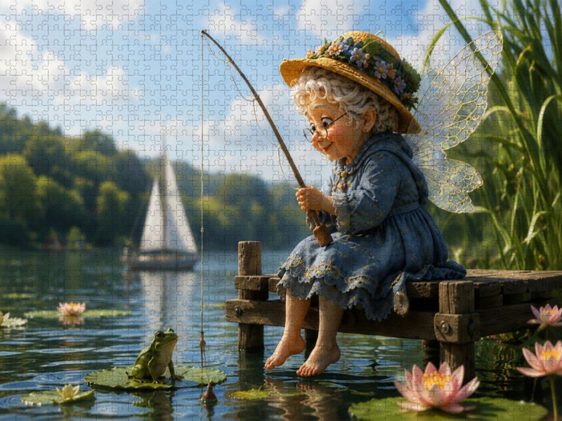 Am stillen See - CALVENDO Foto-Puzzle'
