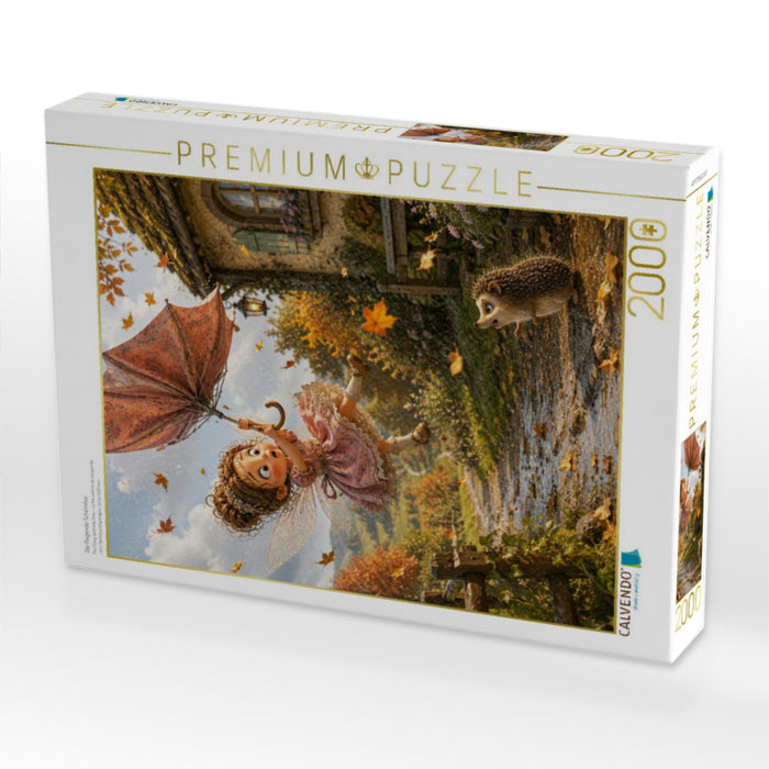 Die fliegende Schirmfee - CALVENDO Foto-Puzzle'