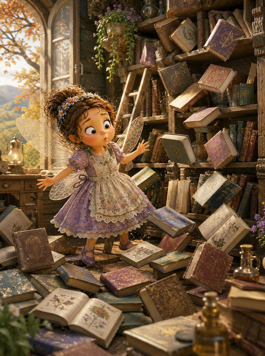Das Bücherchaos - CALVENDO Foto-Puzzle'
