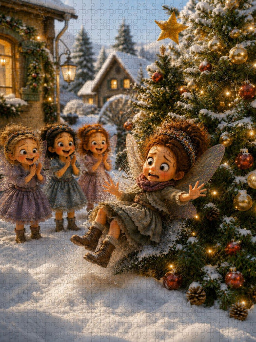 Die Weihnachtslandung - CALVENDO Foto-Puzzle'