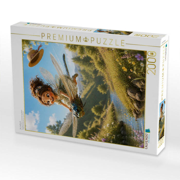 Der Libellenritt - CALVENDO Foto-Puzzle'