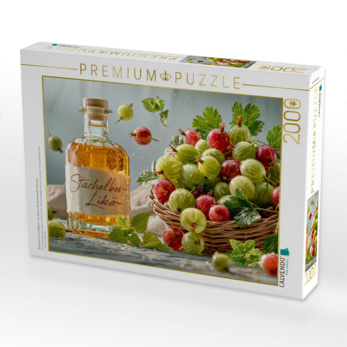Säuerlich-frisch, hellgrün - ein Kuss an den kommenden Sommer - CALVENDO Foto-Puzzle'