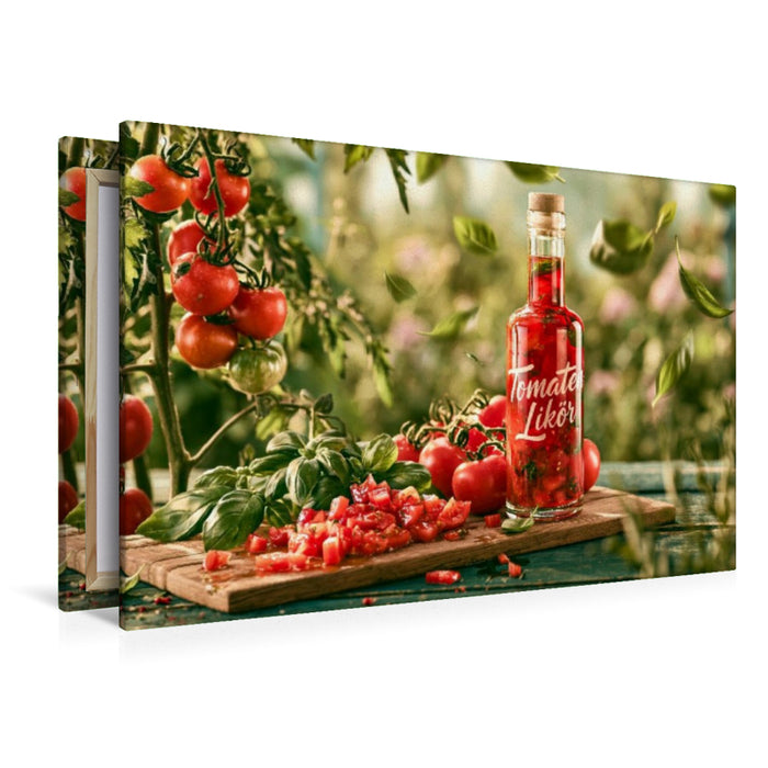 Premium Textil-Leinwand Fruchtig, mild, überraschend - ein Sommerexperiment