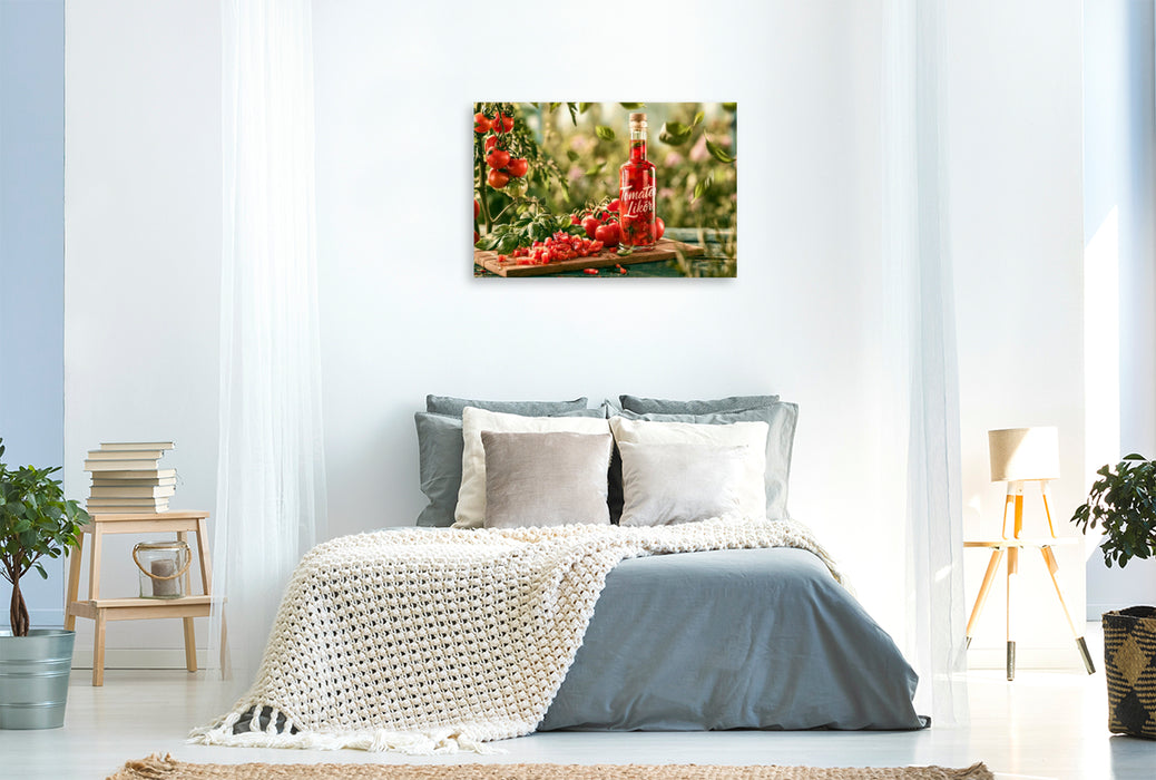 Premium Textil-Leinwand Fruchtig, mild, überraschend - ein Sommerexperiment