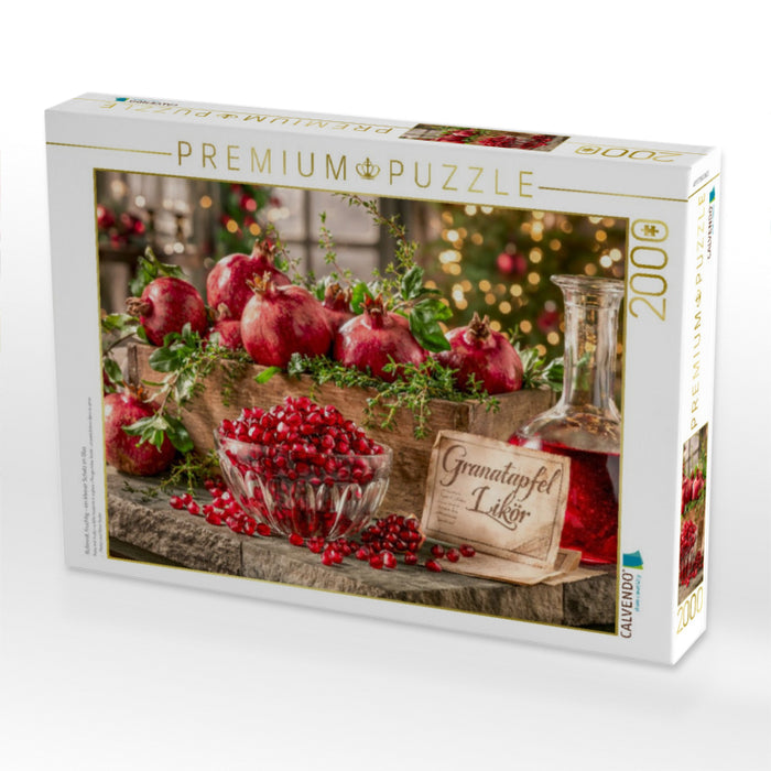 Rubinrot, fruchtig - ein kleiner Schatz im Glas - CALVENDO Foto-Puzzle'