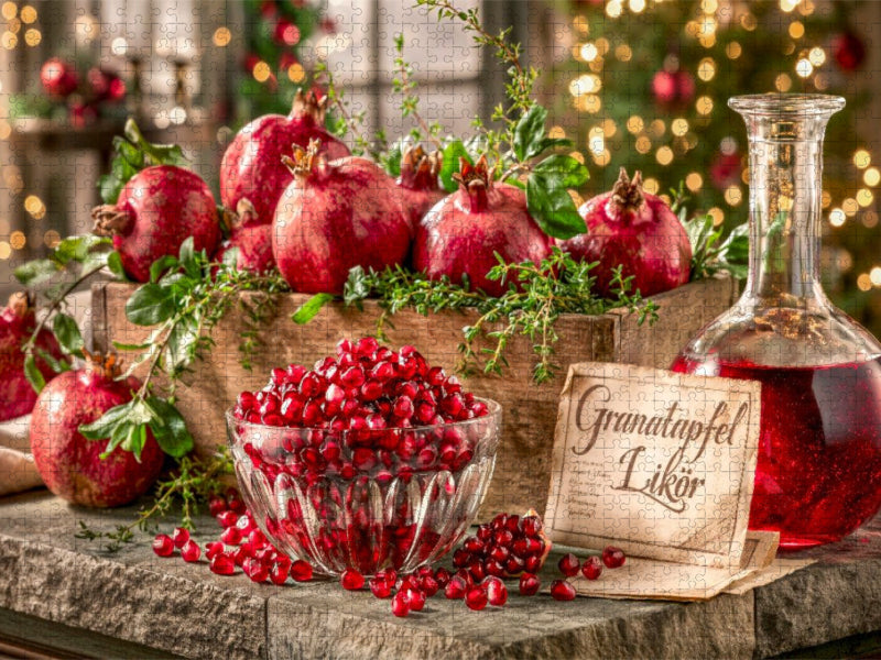 Rubinrot, fruchtig - ein kleiner Schatz im Glas - CALVENDO Foto-Puzzle'