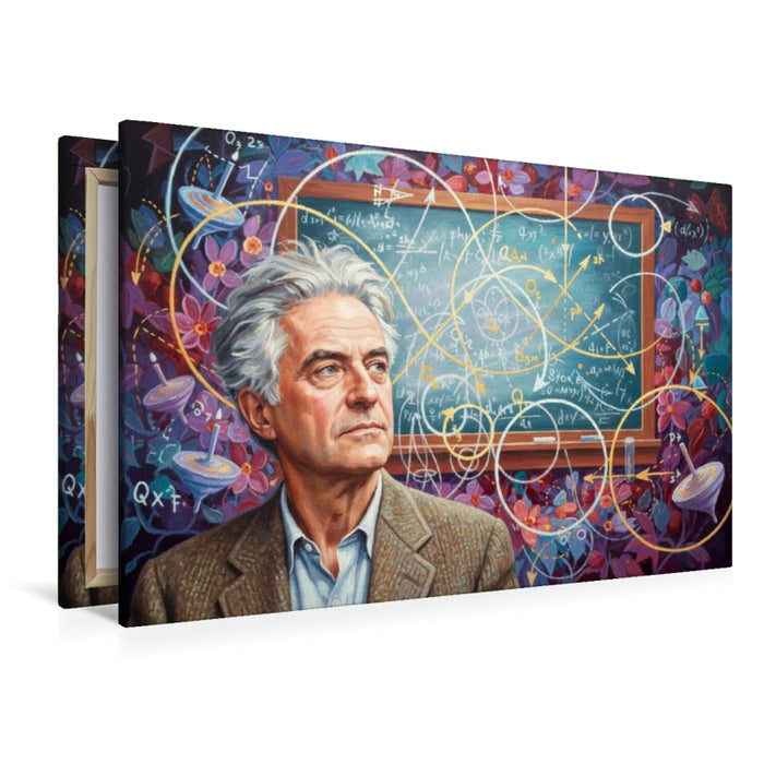 Premium Textil-Leinwand Richard Feynman (1918–1988)