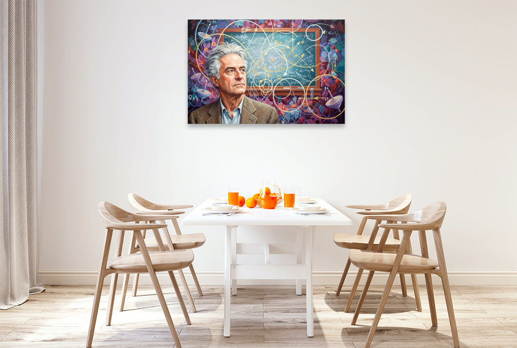 Premium Textil-Leinwand Richard Feynman (1918–1988)